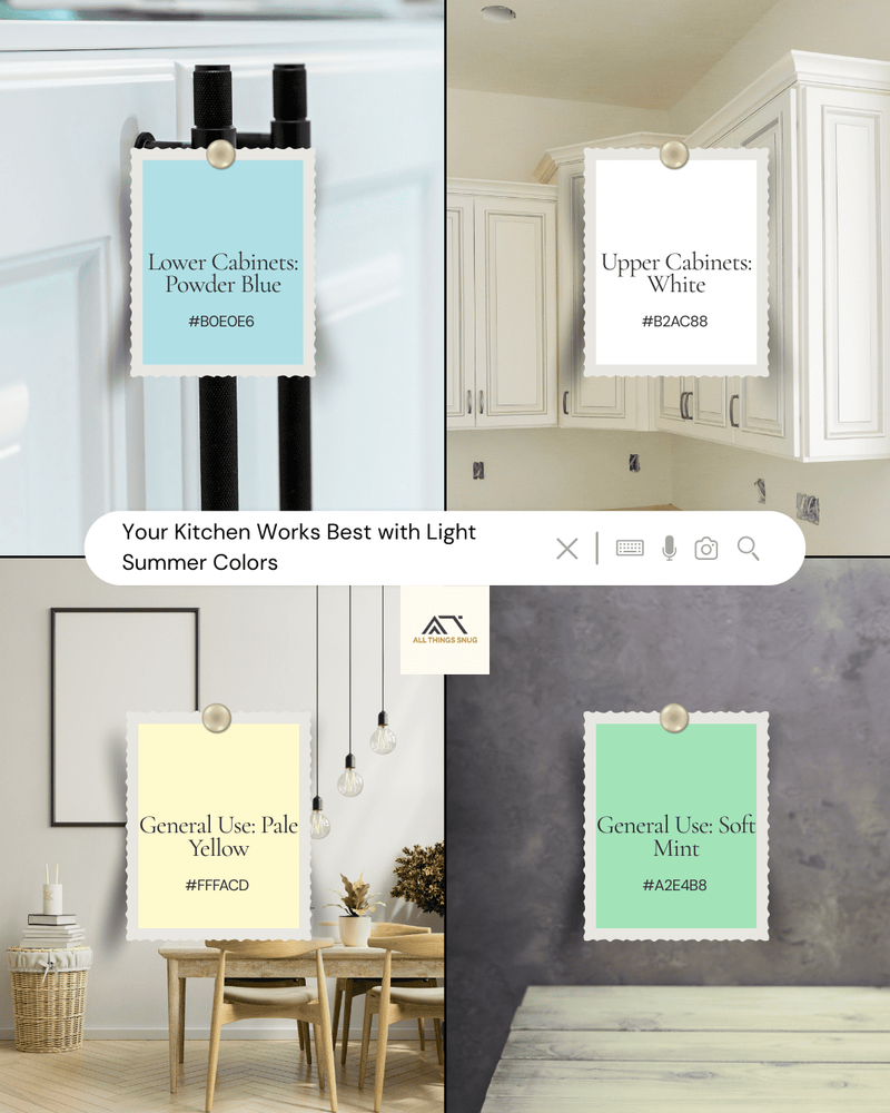 Your Kitchen Works Best with Light Summer Colors _ All Things Snug: Interior Design Platform