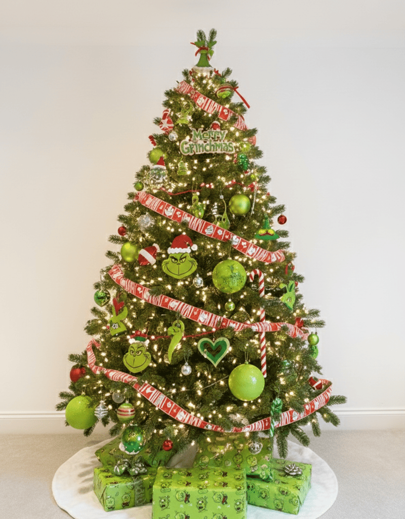 Grinch Themed Christmas Tree
