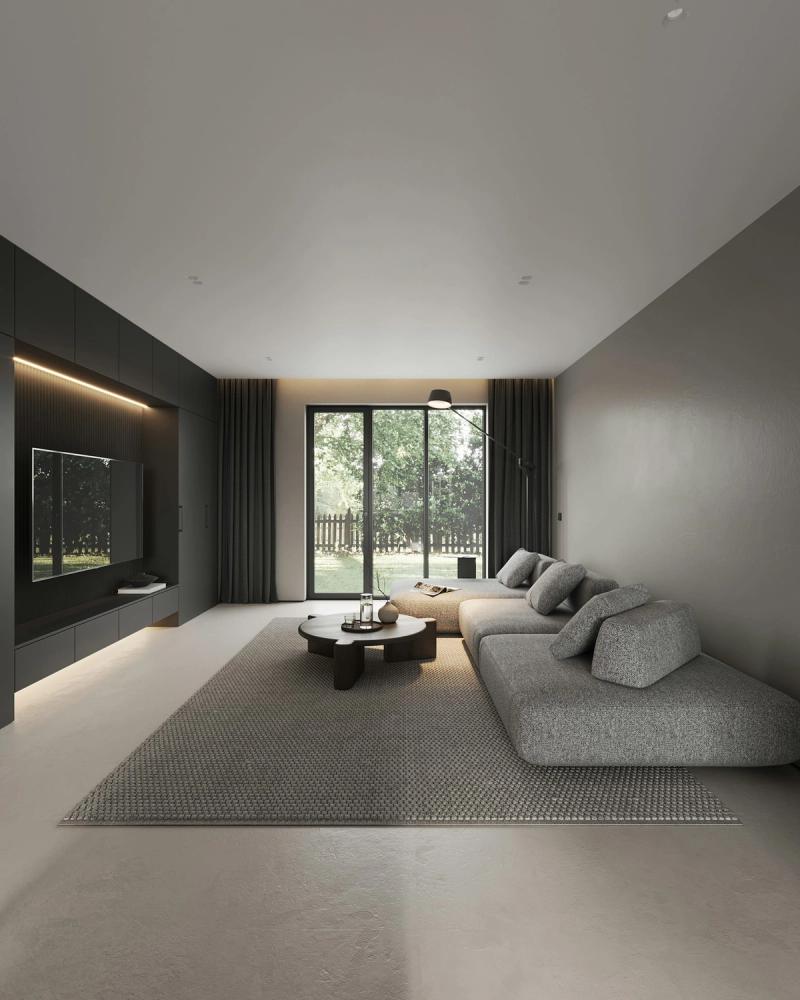 Minimalist Living Room Layout _ Prydumano Design