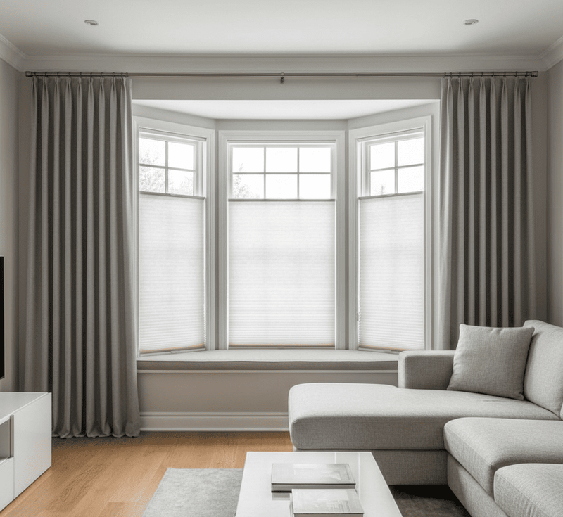 Window Coverings For Bay Windows | All Things Snug