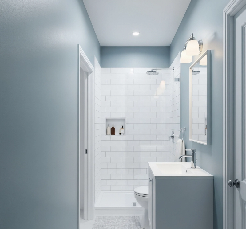 Bathroom Neutral Colors (Blue-Gray Mist or Soft Dove)