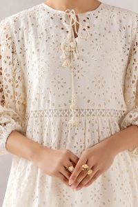 Cotton Chikan-Viscose-Cotton Inner - Thumbnail 10