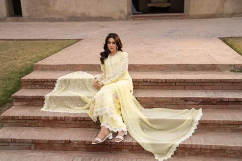 Embroidered Long Shirt with Capri - Image 13