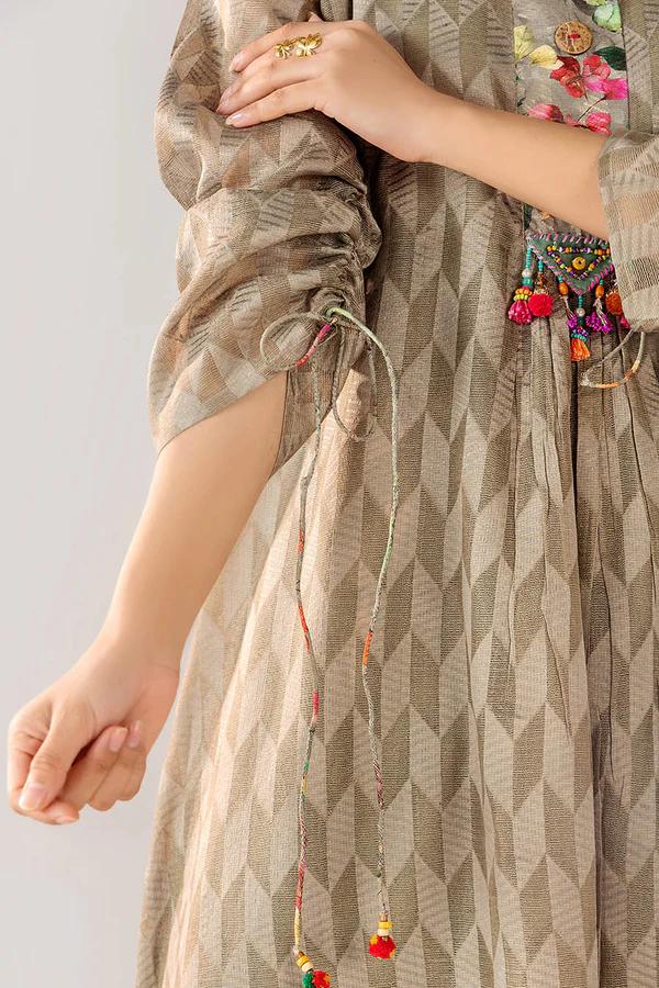 Indian Brochette Shirt with Pure Cotton Bottom - Image 5