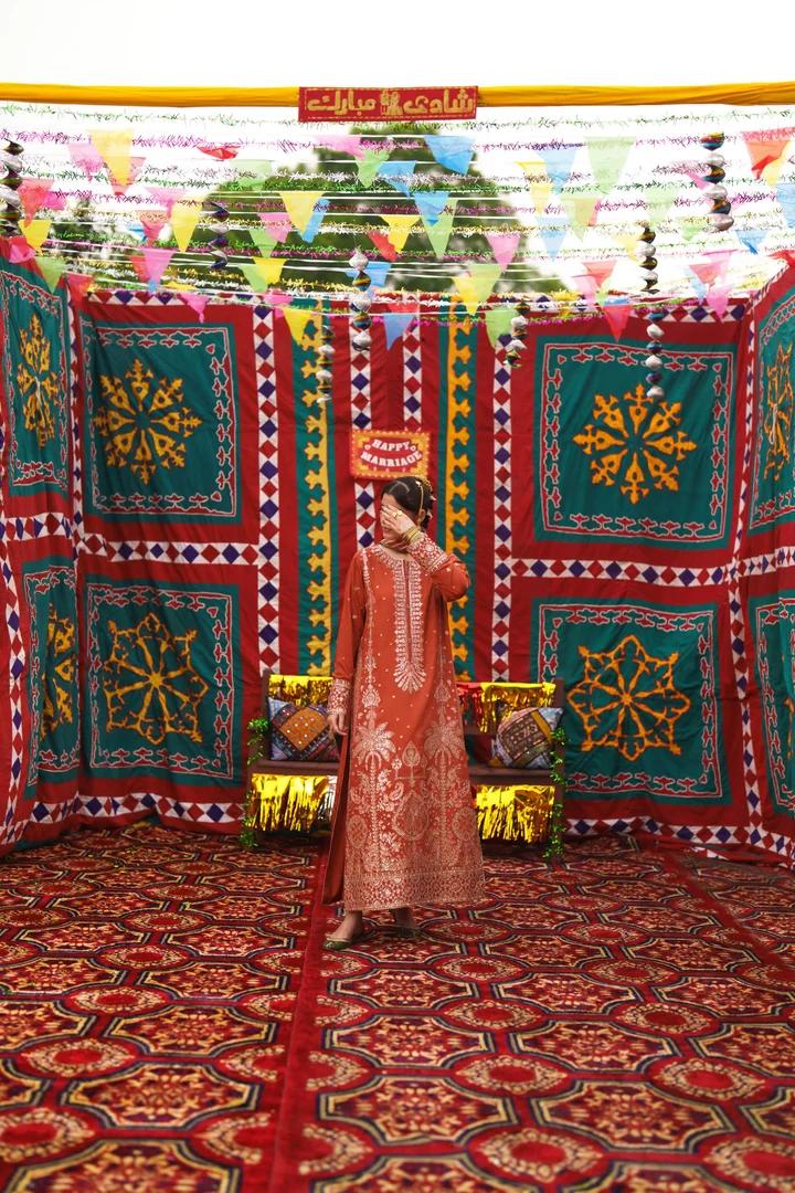 Rust Silver Embroidered Suit - Image 1