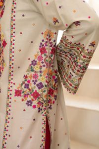 Kashmiri Embroidery & Mirror Work Festive Suit - Thumbnail 4