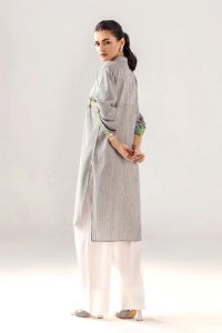 Casual Yarn-Dyed Cotton Suit - Thumbnail 6