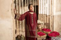 Multi-Thread Shirt with 3D Motifs & Russian Grip Shalwar - Thumbnail 11