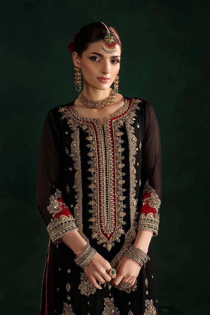 Hand-Embroidered Chiffon & Silk  - Image 6