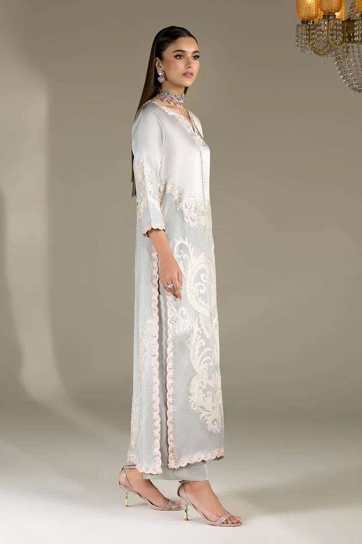 Thread Work Silk & Raw Silk Paneled - Image 3