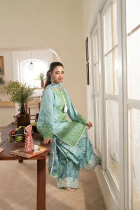 Flowing Farshi Elegance Printed Lawn Suit - Thumbnail 2