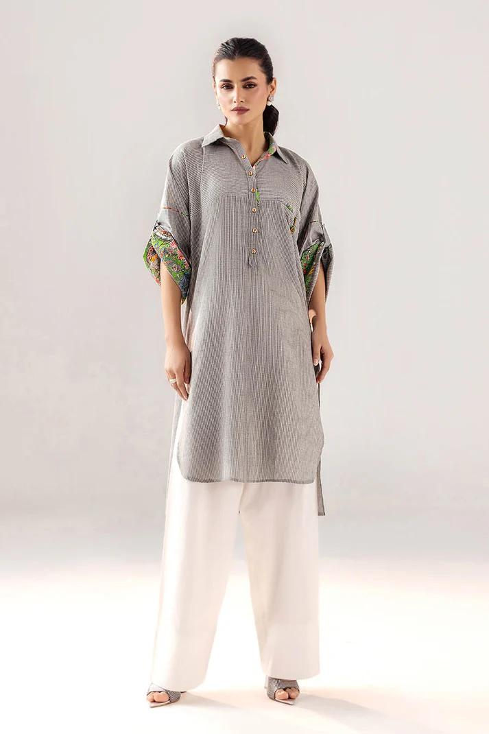 Casual Yarn-Dyed Cotton Suit - Image 2