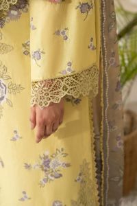 Cross-Stitch & Patchwork Long Shirt with Cutwork Loose Trouser - Thumbnail 6