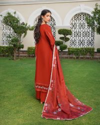 Regal Rust Cutwork Suit - Thumbnail 2