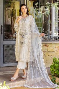 Premium Cotton Chikan Embroidered Suit  - Thumbnail 8