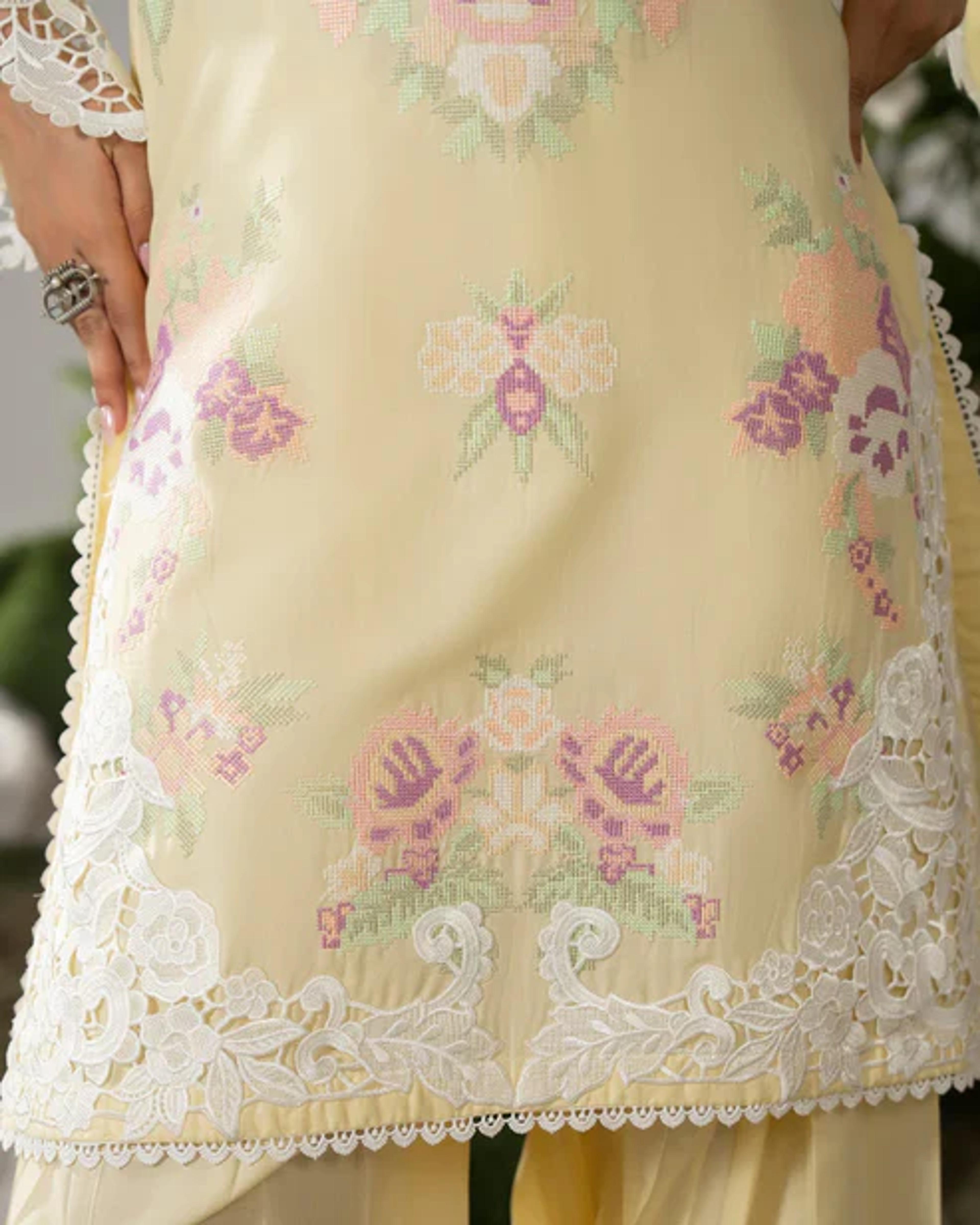 Cross-Stitch Short Shirt&Bubble Trouser - Thumbnail 12