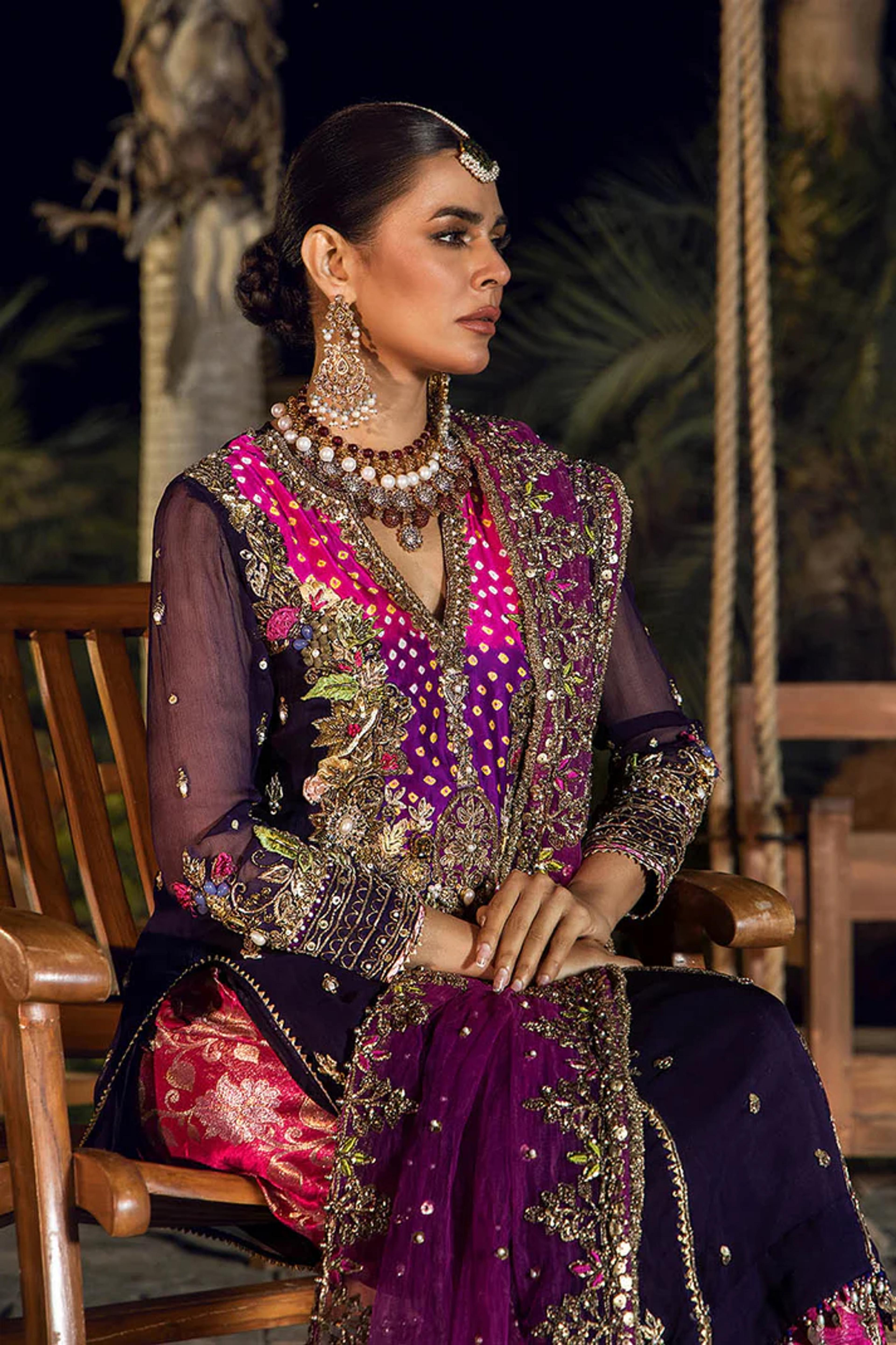 Kora Dabka Chiffon Chunri Shirt - Thumbnail 6