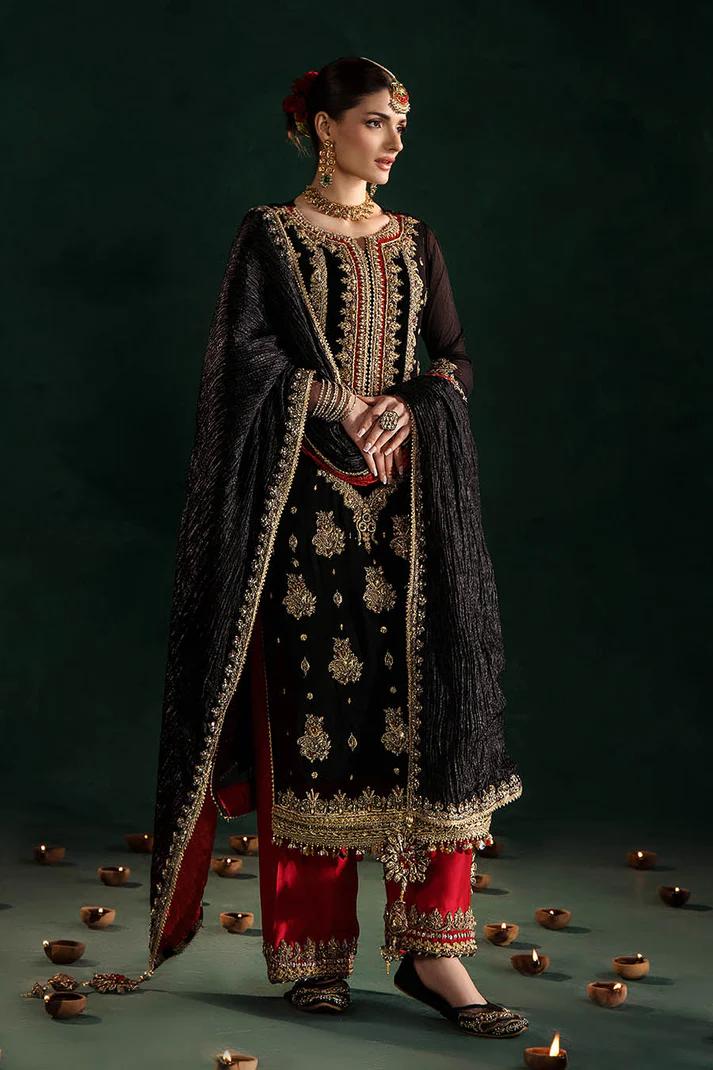 Hand-Embroidered Chiffon & Silk  - Image 4