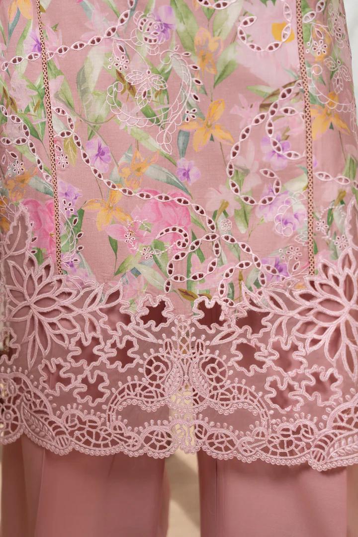 Lawn Suit with Embroidery &Lace - Image 5