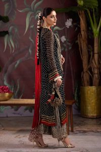 Handmade Chunnari Chiffon Bridal Wear - Thumbnail 6