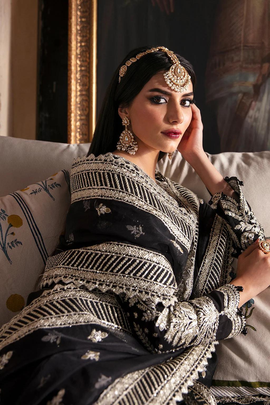 Raw Silk Suit with Organza Dupatta - Image 6