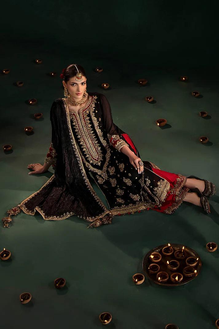 Hand-Embroidered Chiffon & Silk  - Image 10