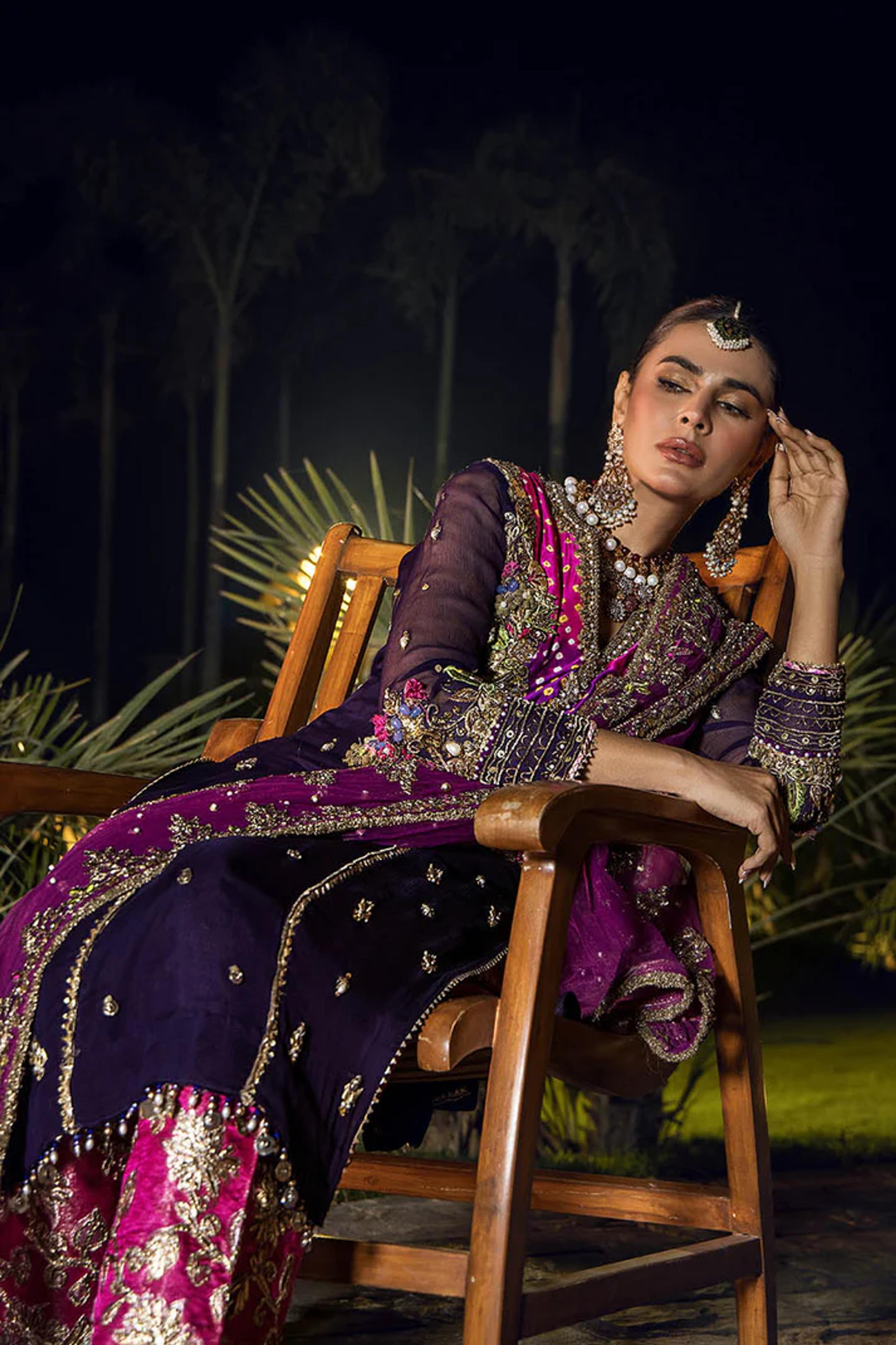 Kora Dabka Chiffon Chunri Shirt - Thumbnail 8