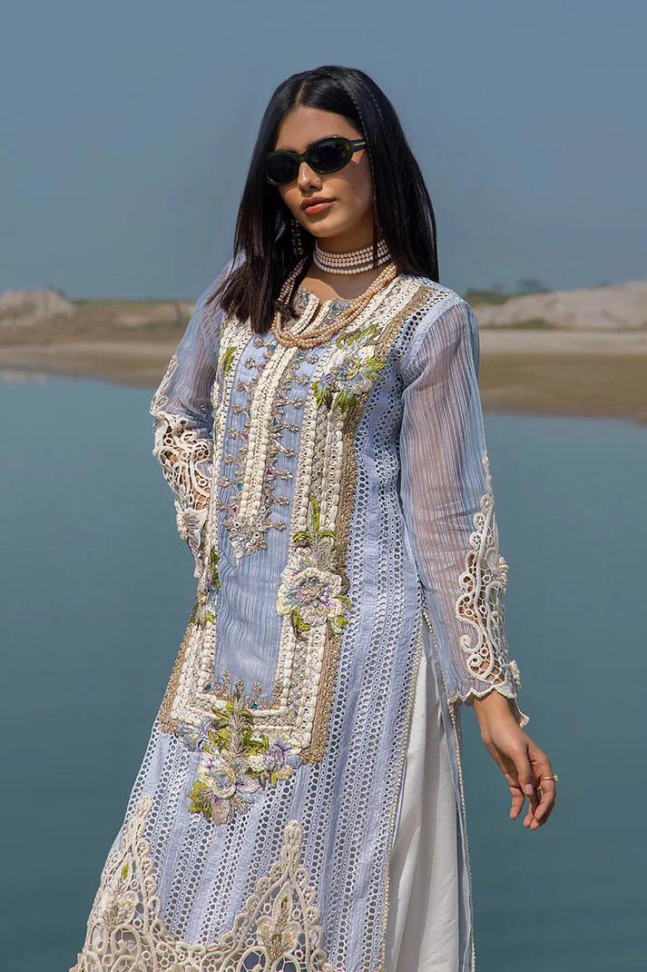 Cotton Chikan 3D Embroidered - Image 32