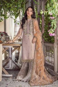 Pure Resham Mesuri Zardozi Suit - Thumbnail 10