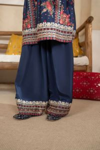 Embroidered Tilla Sequin Suit - Thumbnail 6