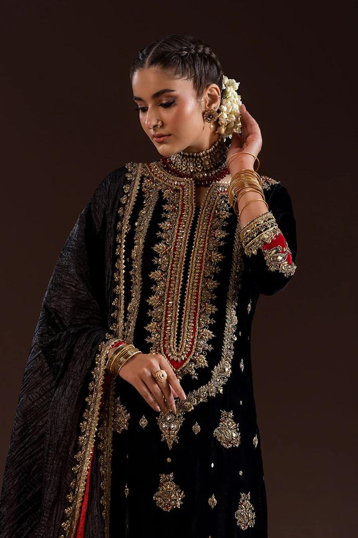 Hand-Embroidered Velvet & Silk - Image 2
