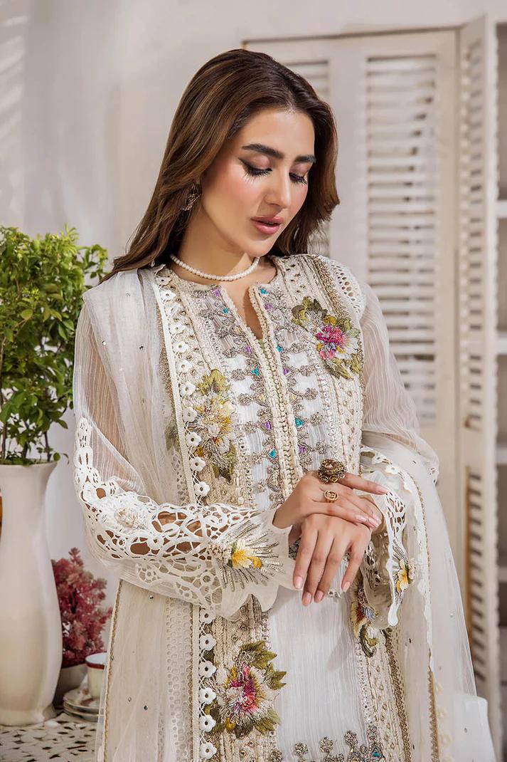 Cotton Chikan 3D Embroidered - Image 7