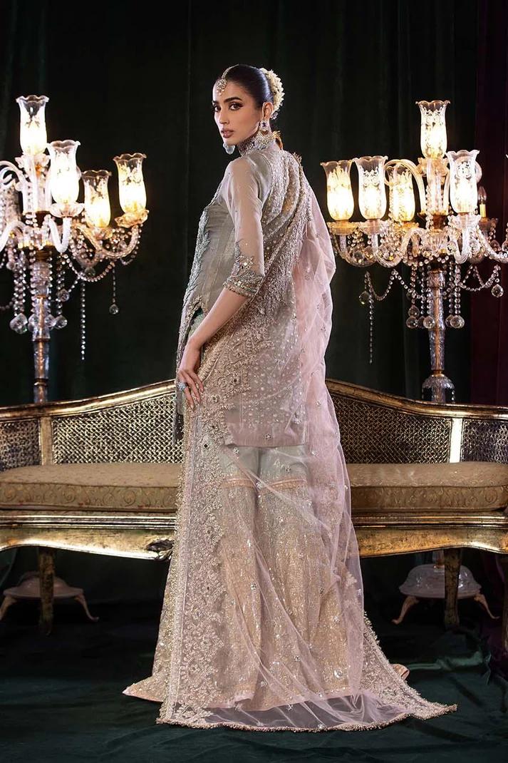 Resham Mesuri Shirt & Pure Mesuri Sharara - Image 9