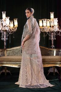 Resham Mesuri Shirt & Pure Mesuri Sharara - Thumbnail 9