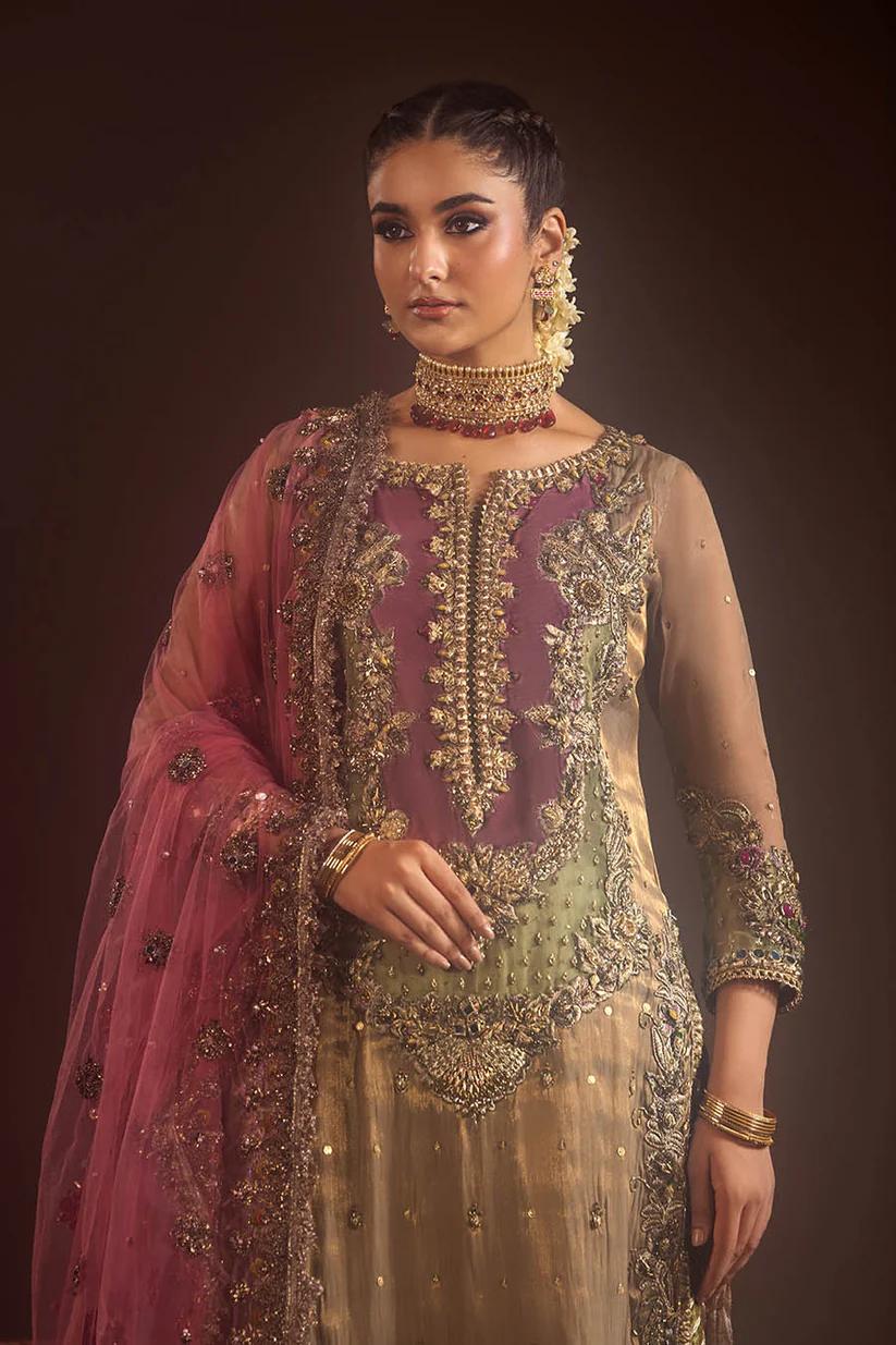 Pure Mesuri 3D Zardozi Work Suit - Image 4