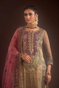 Pure Mesuri 3D Zardozi Work Suit - Thumbnail 4