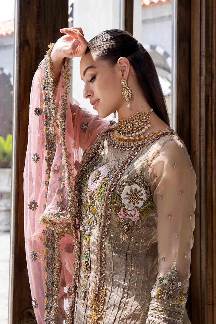 3D Zardozi Mesuri Shirt & Indian Crush Silk - Image 13