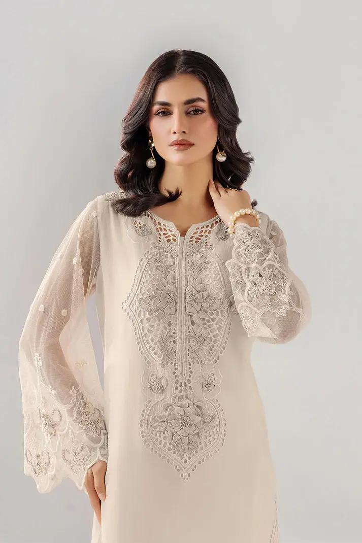 Pure Cotton with Brochette Net Sleeves - Image 14