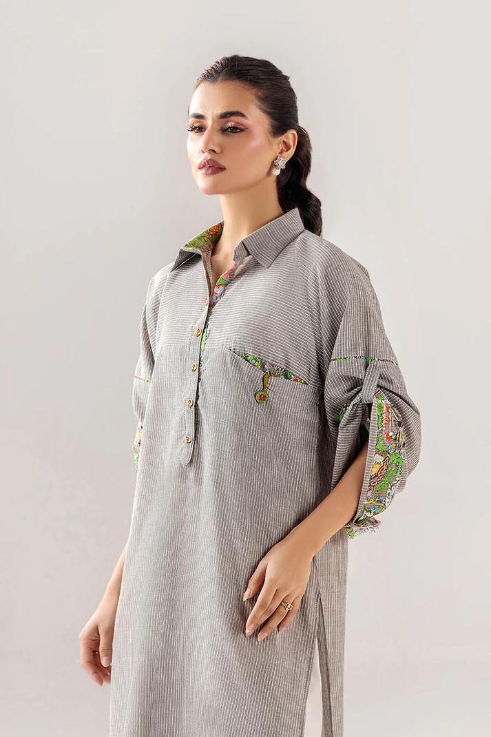 Casual Yarn-Dyed Cotton Suit - Image 5