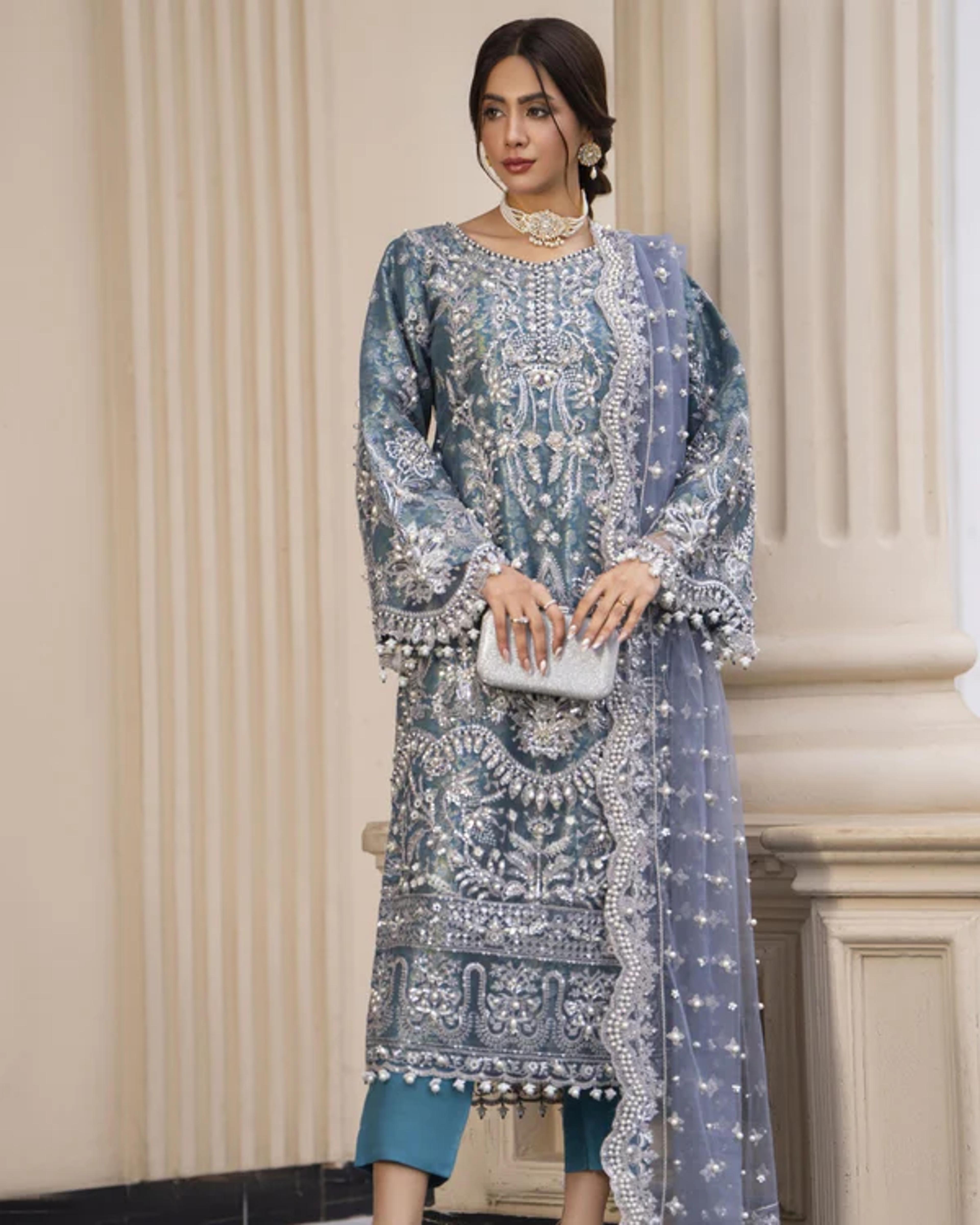 Sheer Net 3-Piece Suit