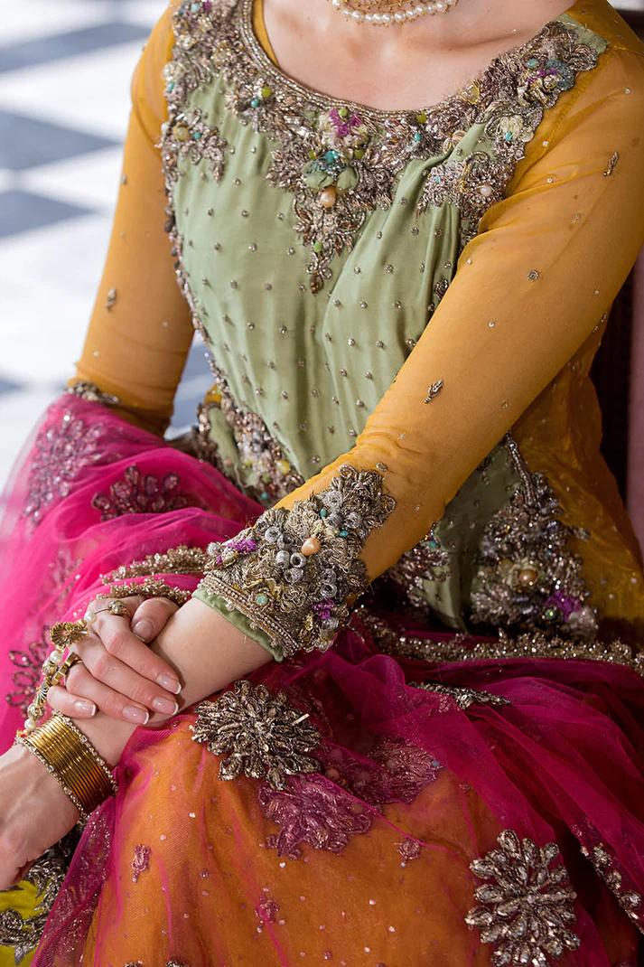 Hand-Worked Pure Organza Formal Wear - Image 23