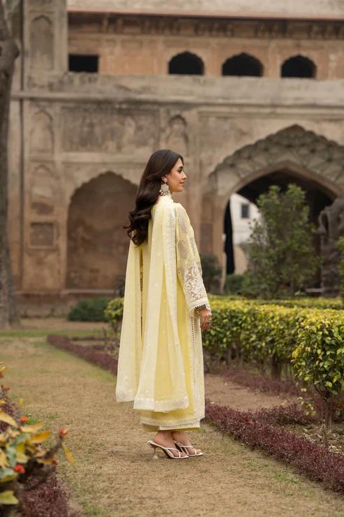 Embroidered Long Shirt with Capri - Image 12