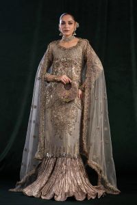 Designer Resham Mesuri & Net Dupatta - Thumbnail 3