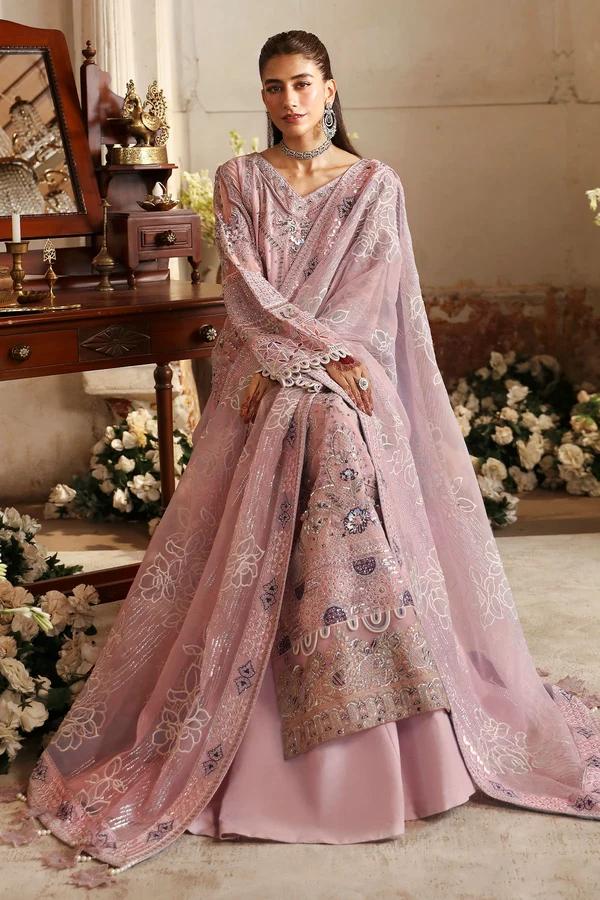 Embroidered Chiffon Suit with Appliqué Dupatta - Image 4