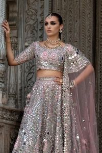 Mirrorglow Muse Lehenga - Thumbnail 6