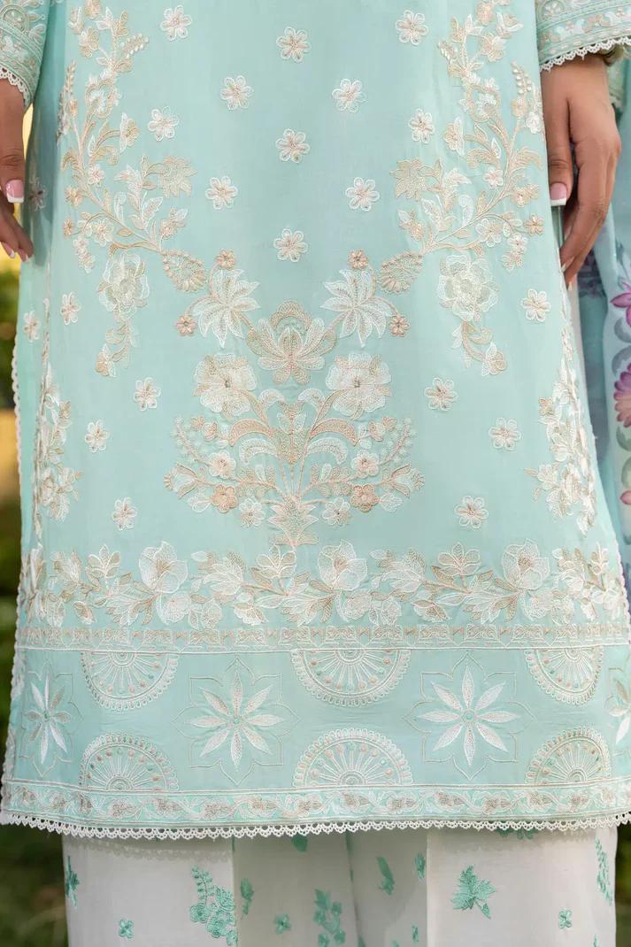 Cotton Embroidered Shirt & Sequins Dupatta - Image 13