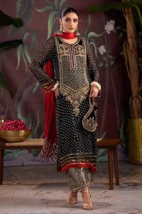 Handmade Chunnari Chiffon Bridal Wear - Thumbnail 2