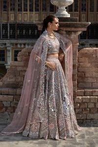Mirrorglow Muse Lehenga - Thumbnail 10