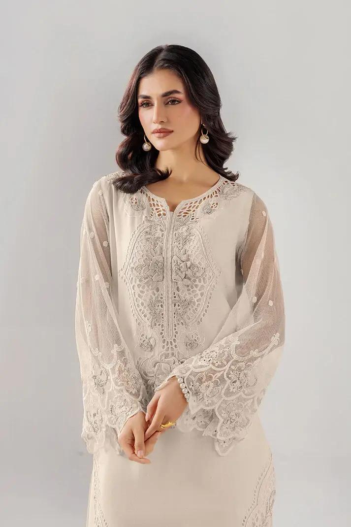 Pure Cotton with Brochette Net Sleeves - Image 15