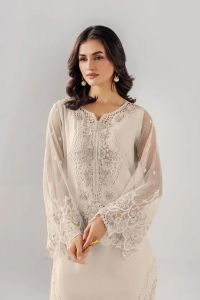 Pure Cotton with Brochette Net Sleeves - Thumbnail 15